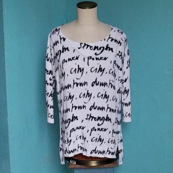 SWEATER Strength Power Sweater NY & Co  Shirt Women's WOMAN'S Extra Large - Picture 4 of 4